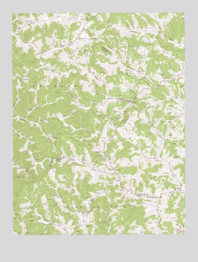 Big Isaac, WV USGS Topographic Map