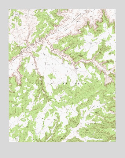 Red Willow Spring, AZ USGS Topographic Map