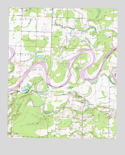 Redbank, TX USGS Topographic Map