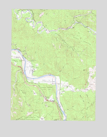 Redcrest, CA USGS Topographic Map