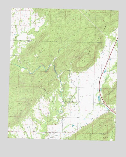 Redden, OK USGS Topographic Map