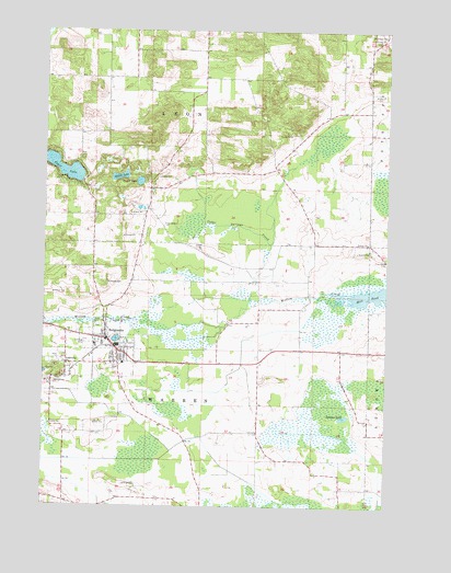 Redgranite, WI USGS Topographic Map