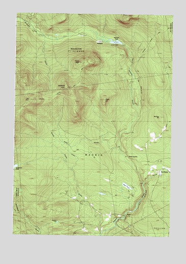 Redington, ME USGS Topographic Map