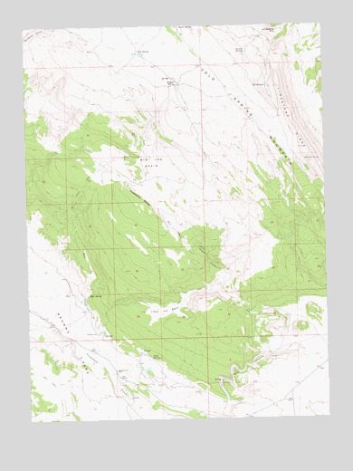 Big Joe Basin, CO USGS Topographic Map