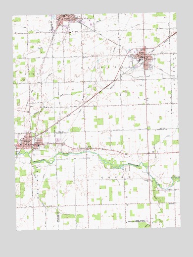 Redkey, IN USGS Topographic Map