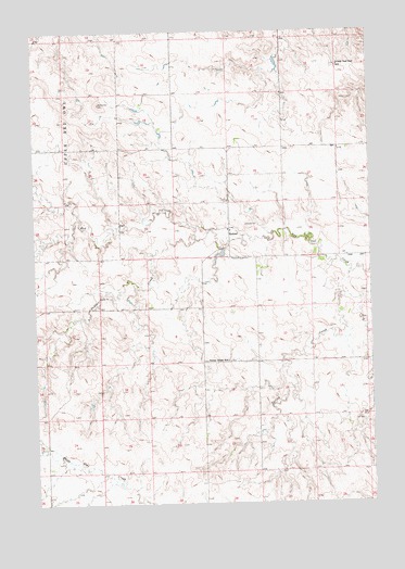 Redowl, SD USGS Topographic Map