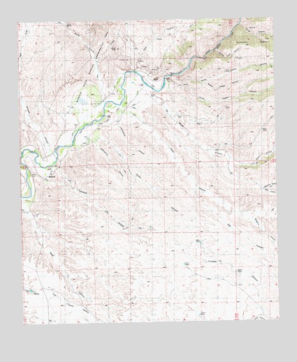 Redrock, NM USGS Topographic Map