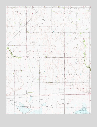Redwing, KS USGS Topographic Map