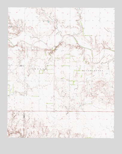 Reed, OK USGS Topographic Map
