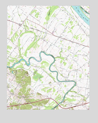Reed, KY USGS Topographic Map
