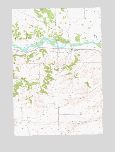 Reed Point, MT USGS Topographic Map