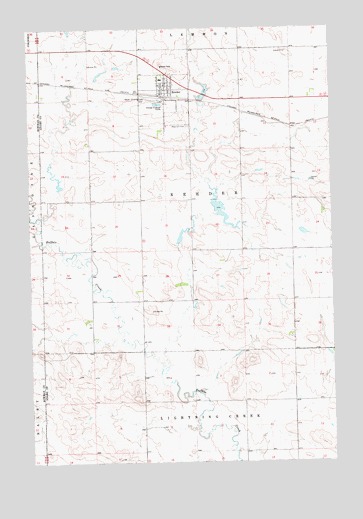 Reeder, ND USGS Topographic Map