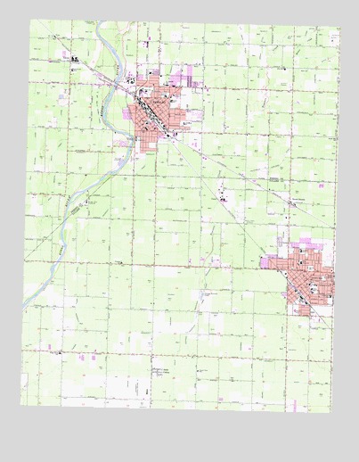 Reedley, CA USGS Topographic Map