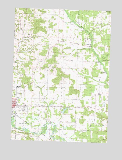 Reedsburg East, WI USGS Topographic Map