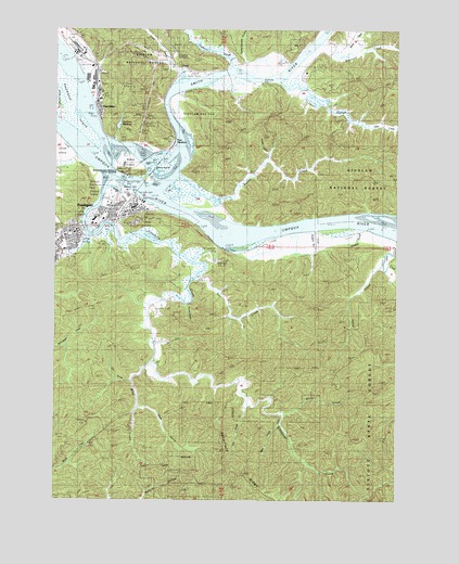 Reedsport, OR USGS Topographic Map