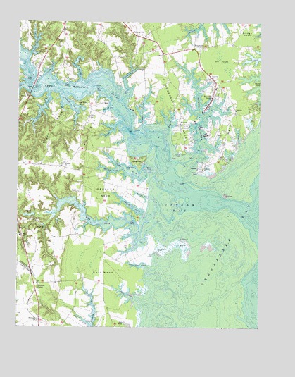 Reedville, VA USGS Topographic Map