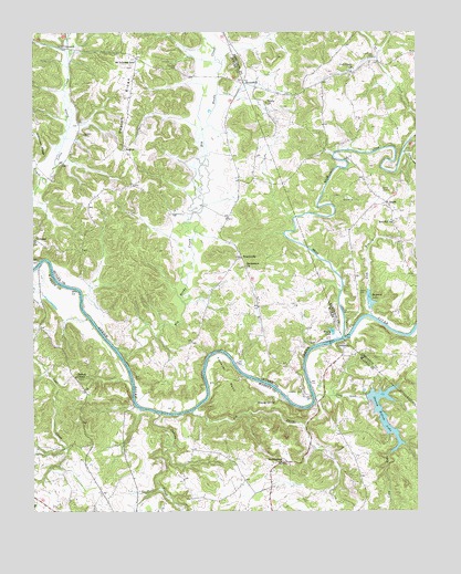 Reedyville, KY USGS Topographic Map
