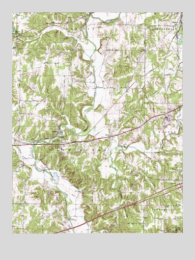 Reelsville, IN USGS Topographic Map