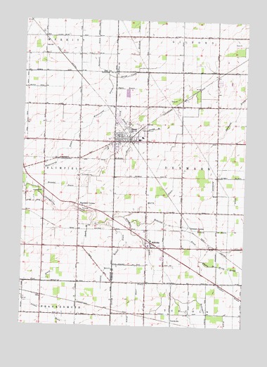 Reese, MI USGS Topographic Map