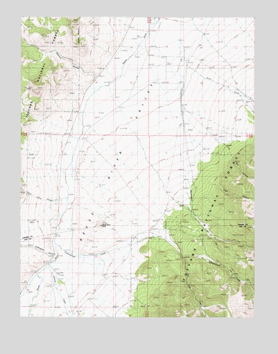 Reese River Butte, NV USGS Topographic Map
