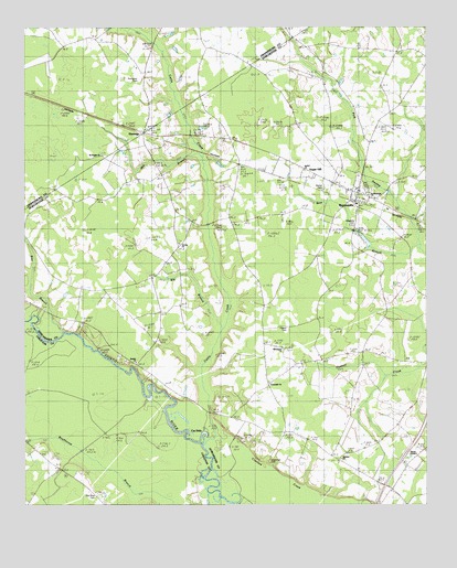 Reevesville, SC USGS Topographic Map