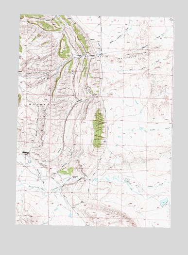 Reid Canyon, WY USGS Topographic Map