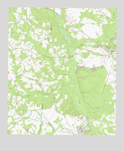 Reidsville West, GA USGS Topographic Map