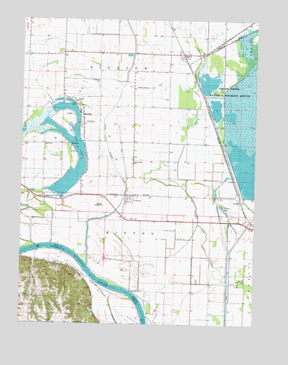 Big Lake, MO USGS Topographic Map