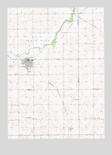 Reinbeck, IA USGS Topographic Map