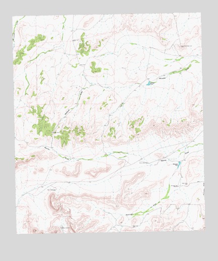 Reininger Draw, TX USGS Topographic Map