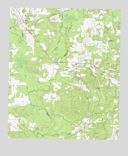 Reklaw, TX USGS Topographic Map