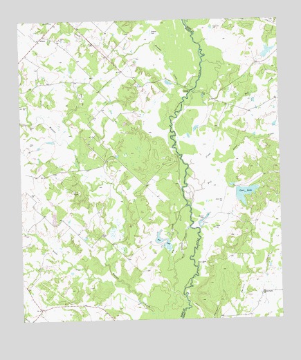 Reliance, TX USGS Topographic Map