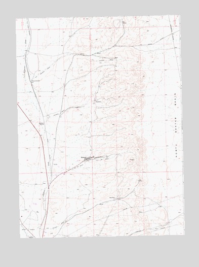 Reliance, WY USGS Topographic Map