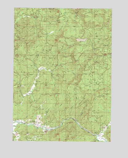 Remote, OR USGS Topographic Map
