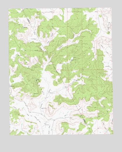 Alamosa Canyon, NM USGS Topographic Map