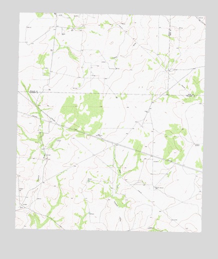 Big Lake SE, TX USGS Topographic Map
