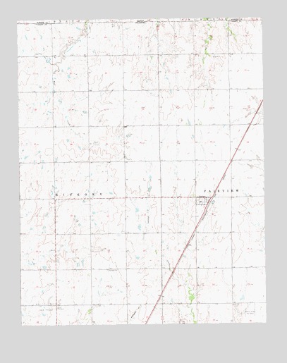 Renfrow, OK USGS Topographic Map