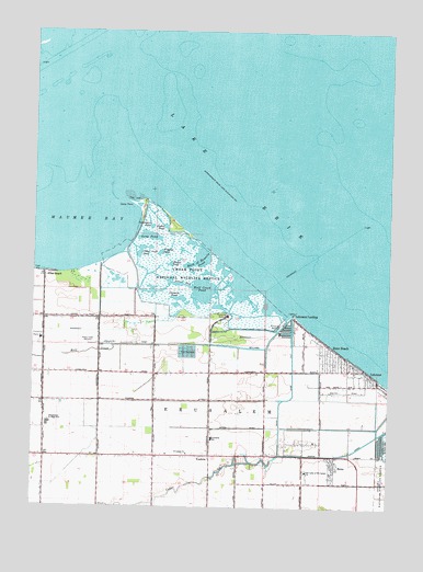 Reno Beach, OH USGS Topographic Map