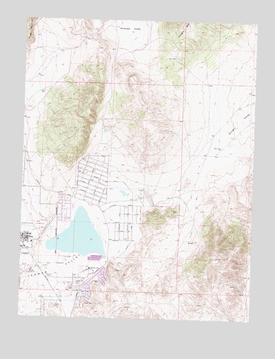 Reno NE, NV USGS Topographic Map