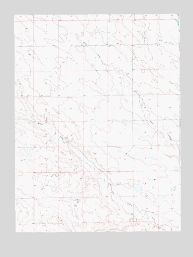 Reno Reservoir, CO USGS Topographic Map