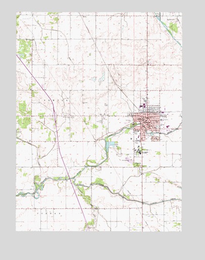 Rensselaer, IN USGS Topographic Map