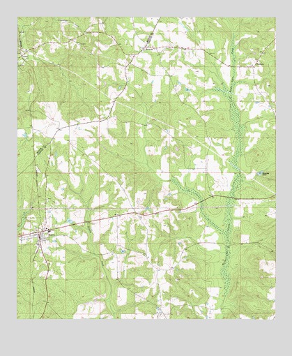 Repton, AL USGS Topographic Map