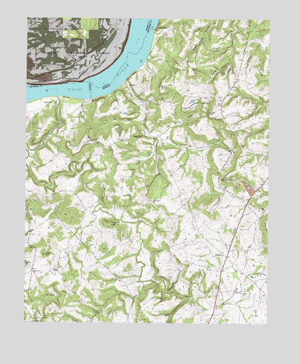 Repton, KY USGS Topographic Map