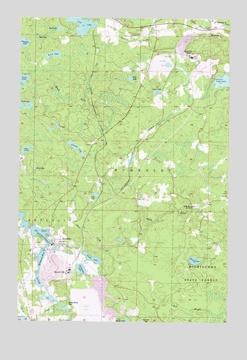 Republic, MI USGS Topographic Map