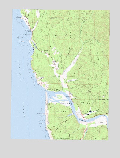 Requa, CA USGS Topographic Map