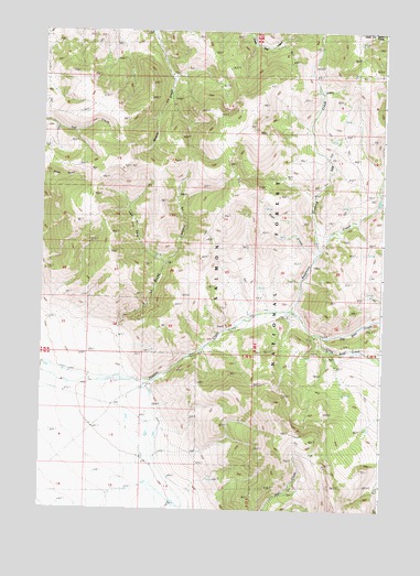 Reservoir Creek, ID USGS Topographic Map