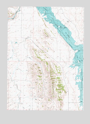 Reservoir Mountain, ID USGS Topographic Map