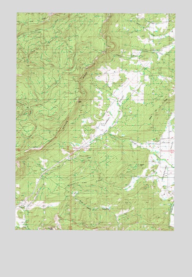 Reston, OR USGS Topographic Map