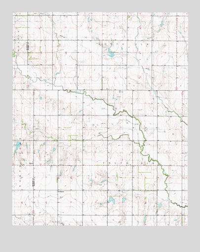 Retrop, OK USGS Topographic Map