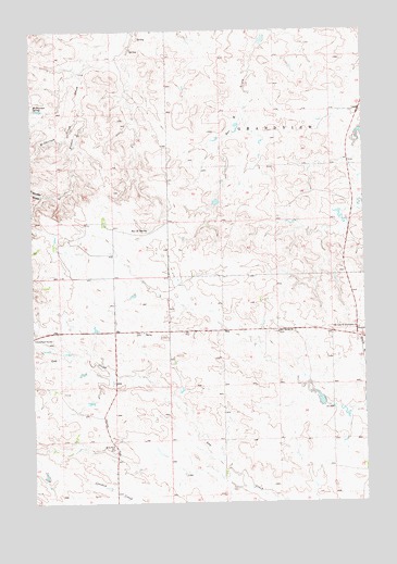 Reva, SD USGS Topographic Map